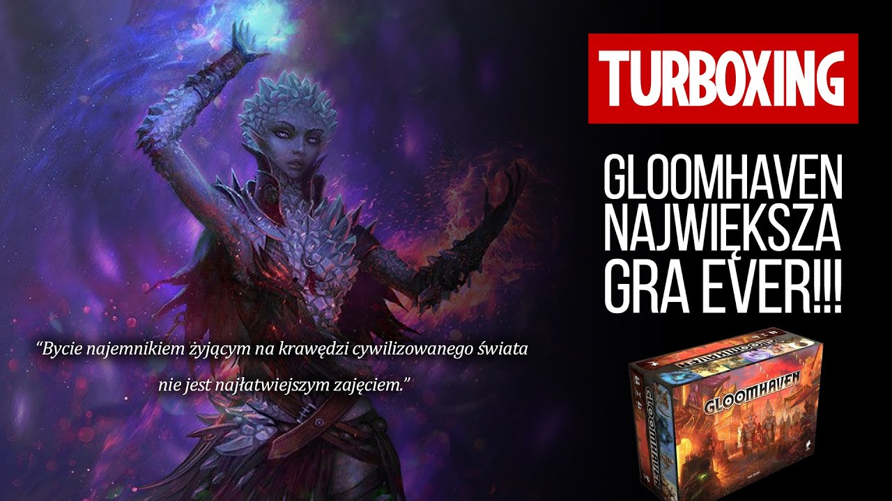 UNBOXING - Gloomhaven! Największa gra ever :)