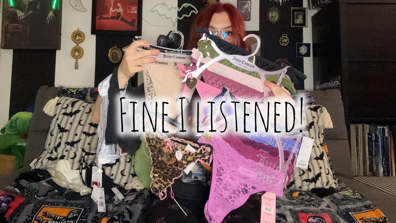 Juicy Couture / Tkmaxx Lingerie Haul Video (Amy's Universe)