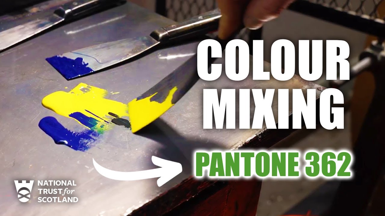 Colour Mixing ASMR | Pantone 362 | Relaxing Ink Blending and Letterpress Printing at Robert Smail’s