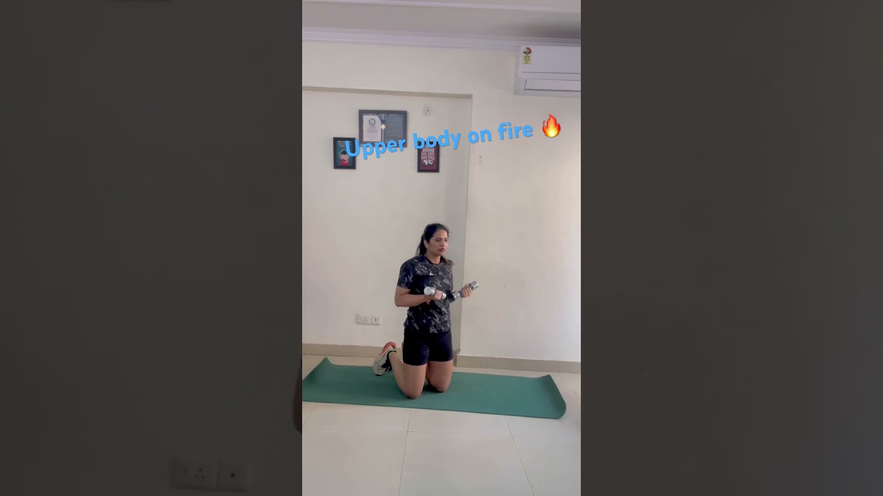 Upper Body on fire🔥💥💪🏋️‍♀️