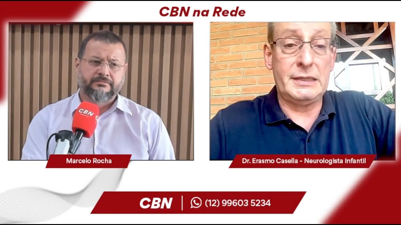 CBN Na Rede: Dr. Erasmo Casella - Neurologista Infantil  #NoArNaCBNVale
