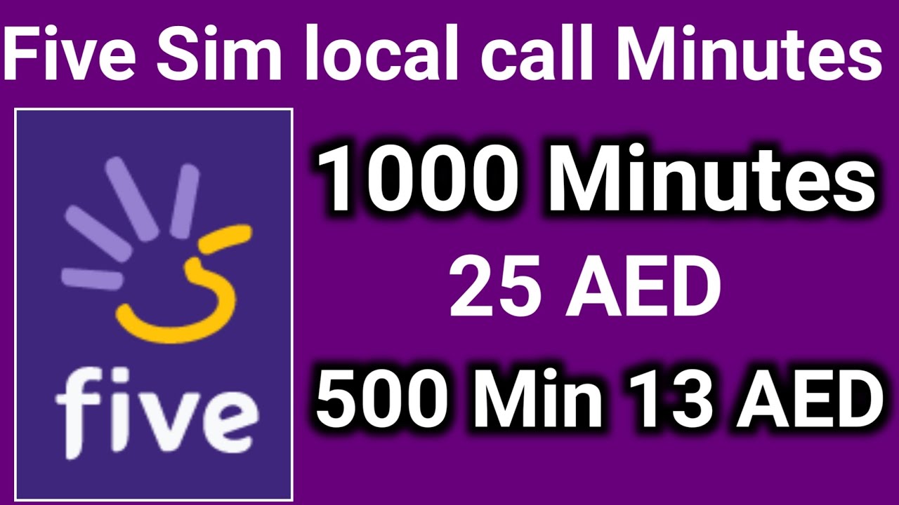 Five Sim local Minutes Monthly | five Sim Call Package | five Sim one number Minutes 