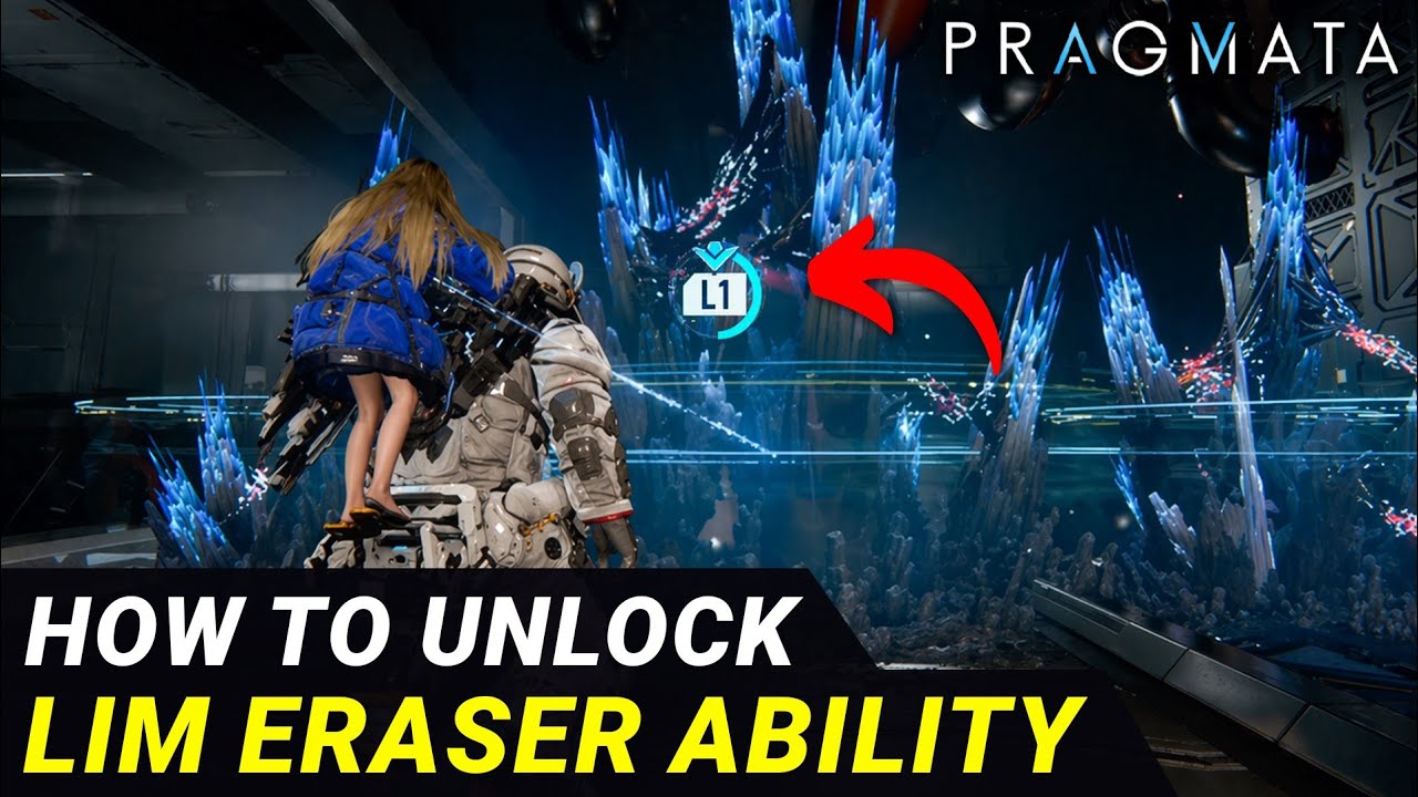 Как разблокировать способность Lim Eraser Pragmata (ЛЕГКО)