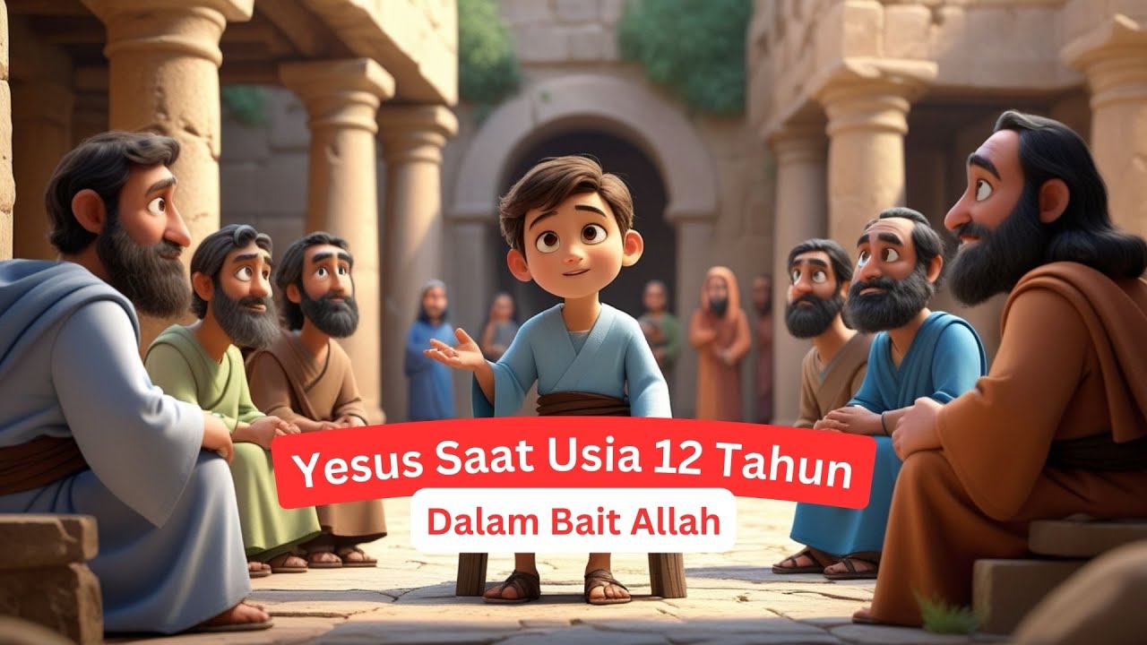 Yesus Saat Usia 12 Tahun Dalam Bait Allah | Cerita Alkitab | Bible Story