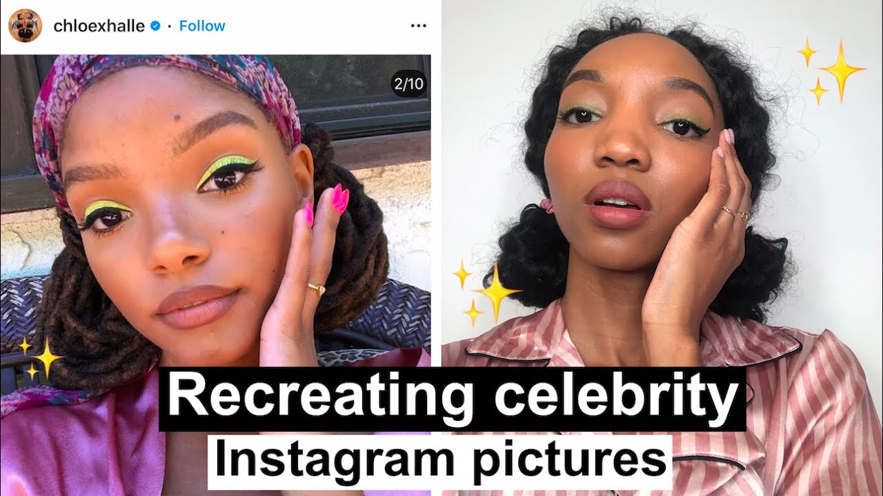 Recreating Celebrity Instagram Photos | ChloexHalle, Zendaya, Little Mix's Leigh-Anne