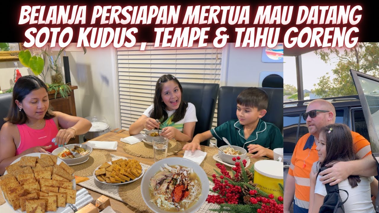 BELANJA DAN MASAK SOTO KUDUS, TAHU TEMPE GORENG
