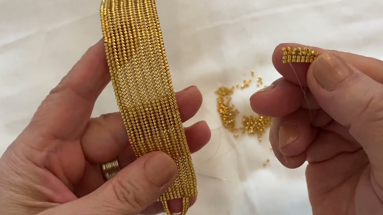 Miyuki Boncuklu Trabzon Hasır Bileklik | 💎💍 Takı Yapımı #27