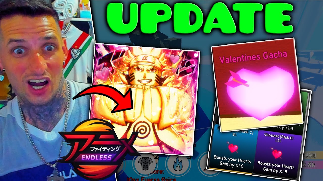 ♥️UPDATE VALENTINES PASS♥️ EN ANIME FIGHTING SIMULATOR ENDLESS ROBLOX