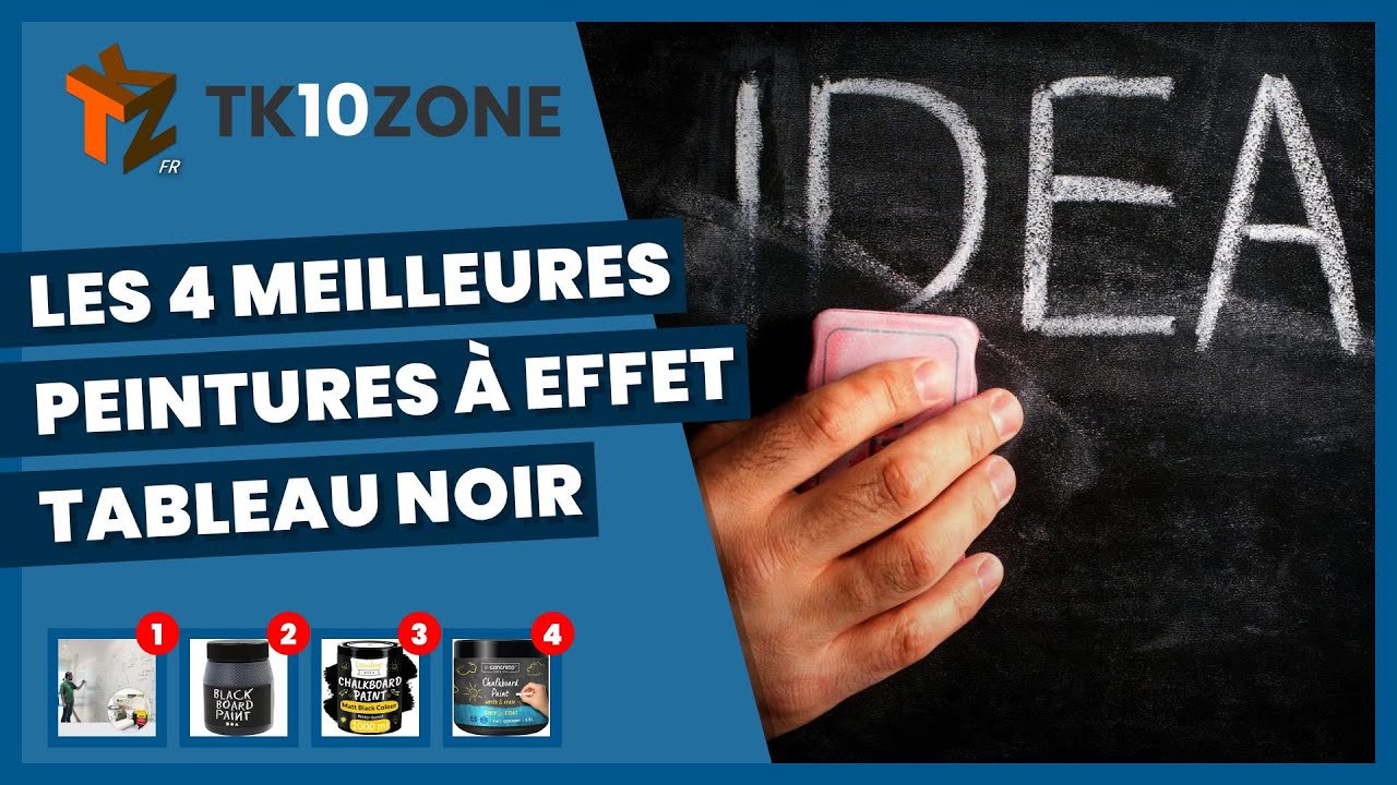 Les 4 meilleures peintures &agrave; effet tableau noir