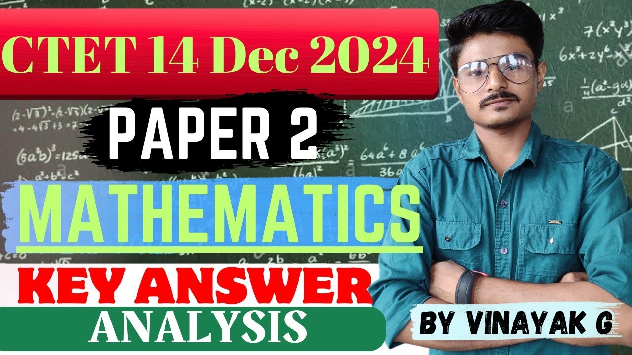 CTET 2024 Maths ANSWER KEY|GPSTR Maths classes in Kannada|GPSTR Maths class|TET Maths question#gpstr