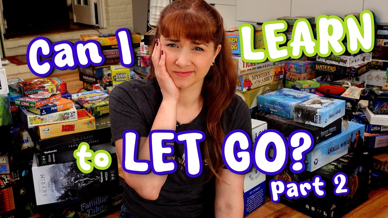 How Many Games Will I Get Rid Of? - Part 2 Board Game Collection Tour and Vlog