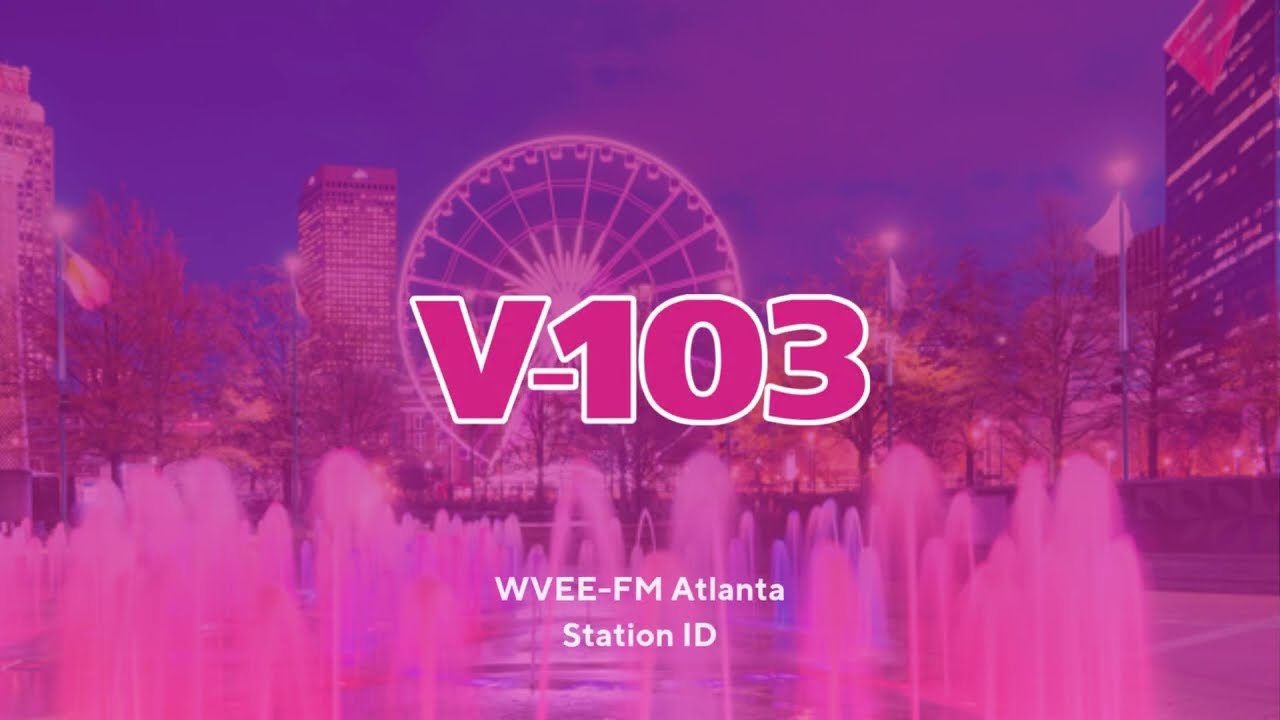 WVEE-FM 103.3: V-103 - Atlanta, GA - Station ID - 1/27/2025