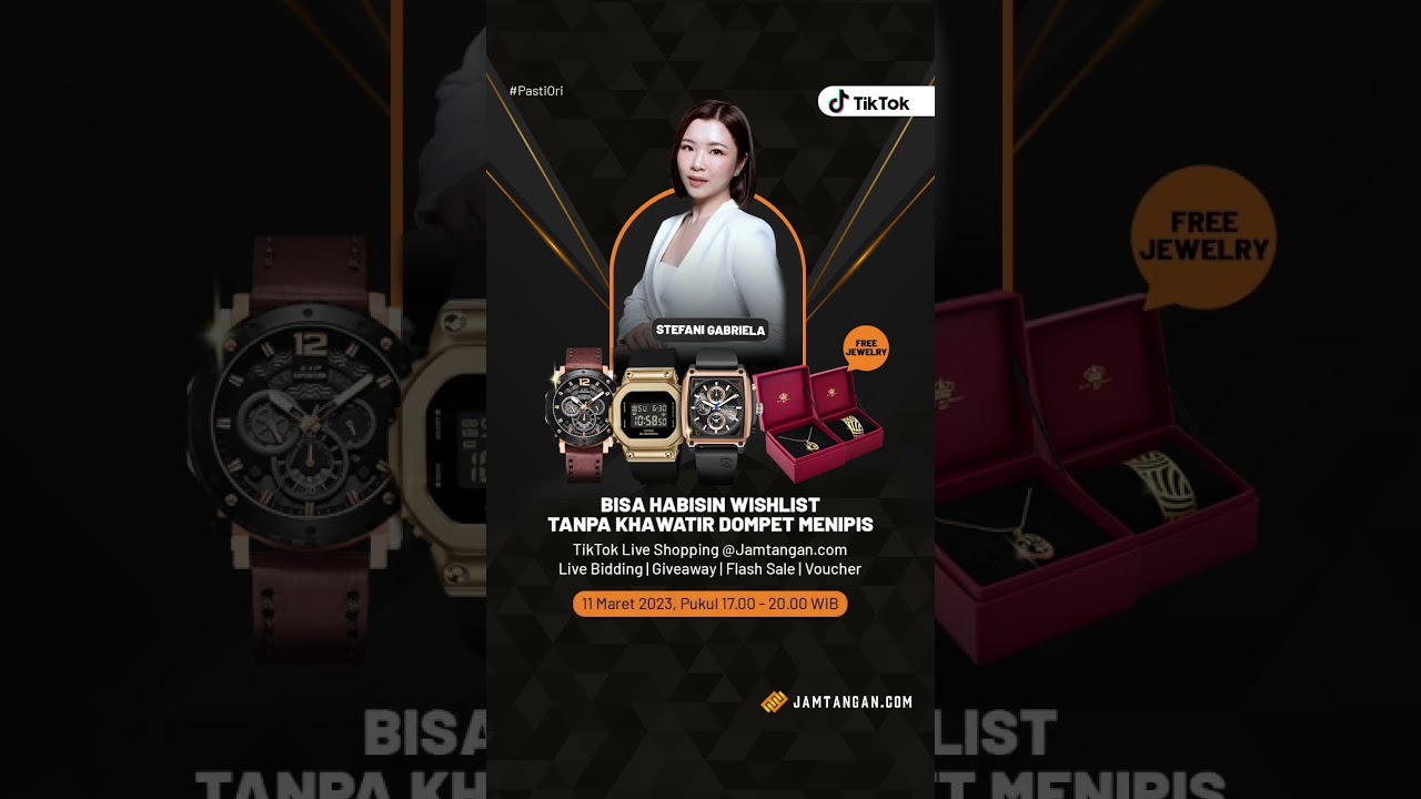 Ikutan TikTok Live Shopping sekarang di TikTok @jamtangan.com! #shorts #shortsvideo #tiktoklive