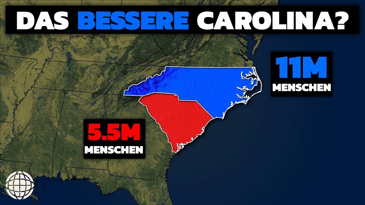 Warum leben so wenige Leute in South Carolina? (die Hälfte von North Carolina)