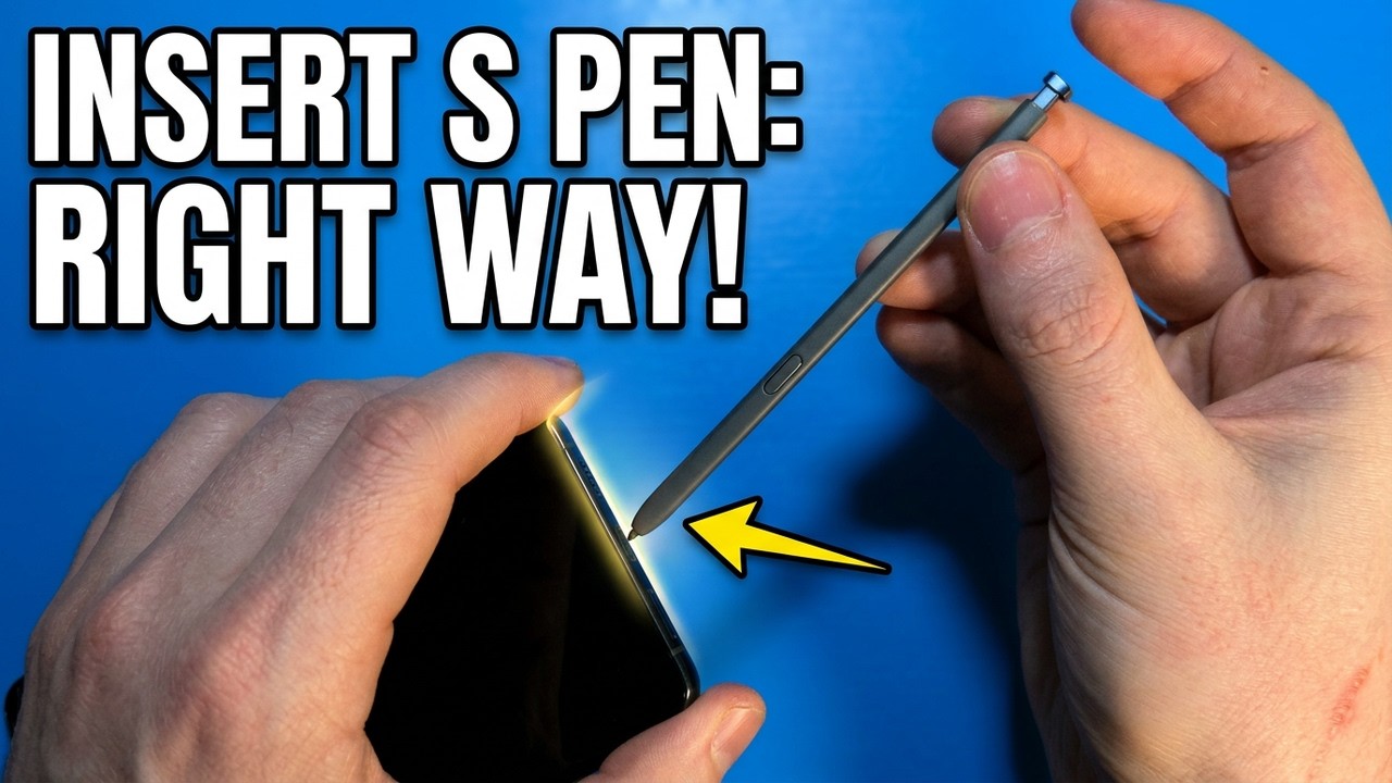 Jak włożyć rysik S-Pen do Samsunga Galaxy S26 Ultra