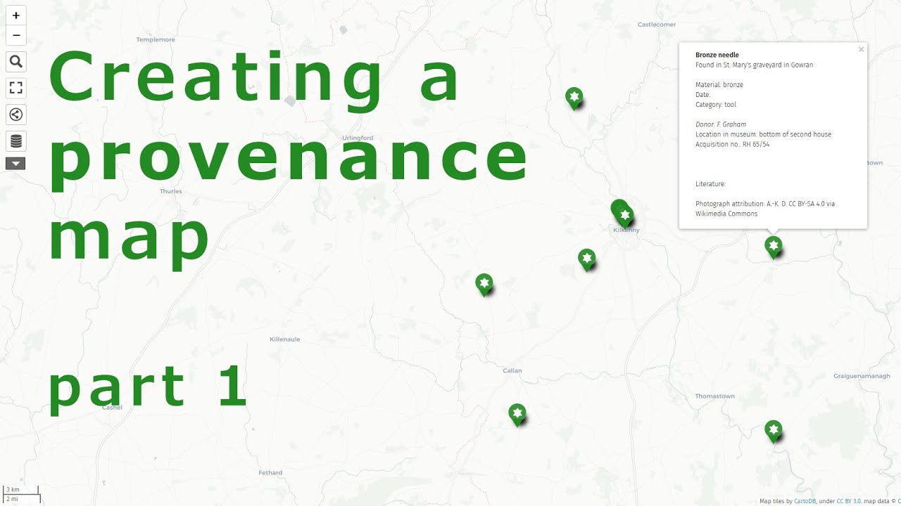 Creating a provenance map on uMap