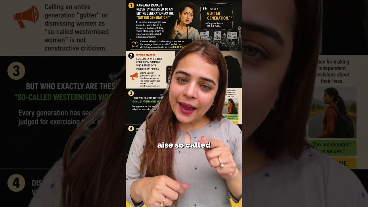 Why Kangana Ranaut called Gen Z &lsquo;Gutter Generation&rsquo;? | Saloni Khanna