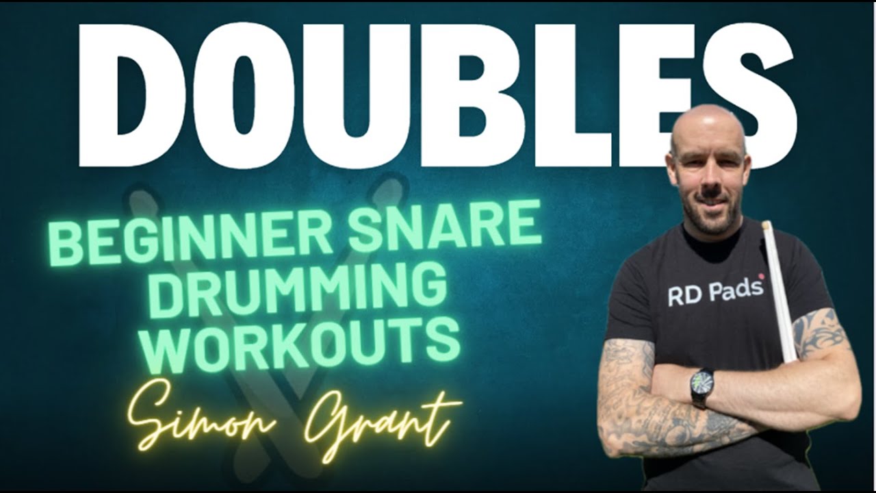 🥁Beginner Snare Drumming Exercises - Doubles (Mummy Daddy)🥁