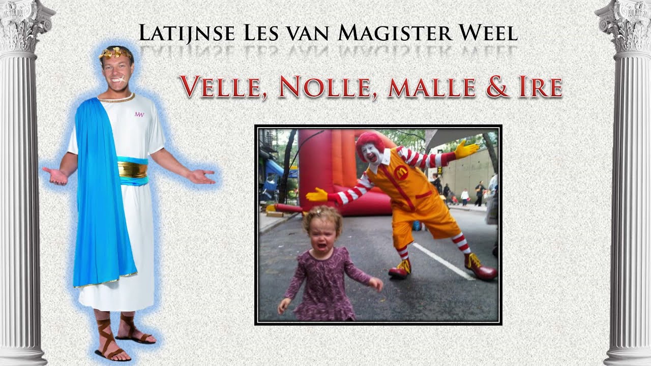 Velle, nolle, malle & ire - Latijn van Magister Weel deel 15