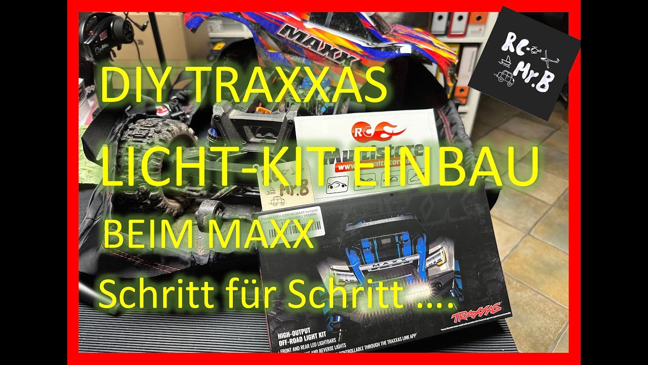 RC Hobby / TRAXXAS DIY LED LICHT-KIT / EINBAU beim MAXX / Easy to do  #traxxas