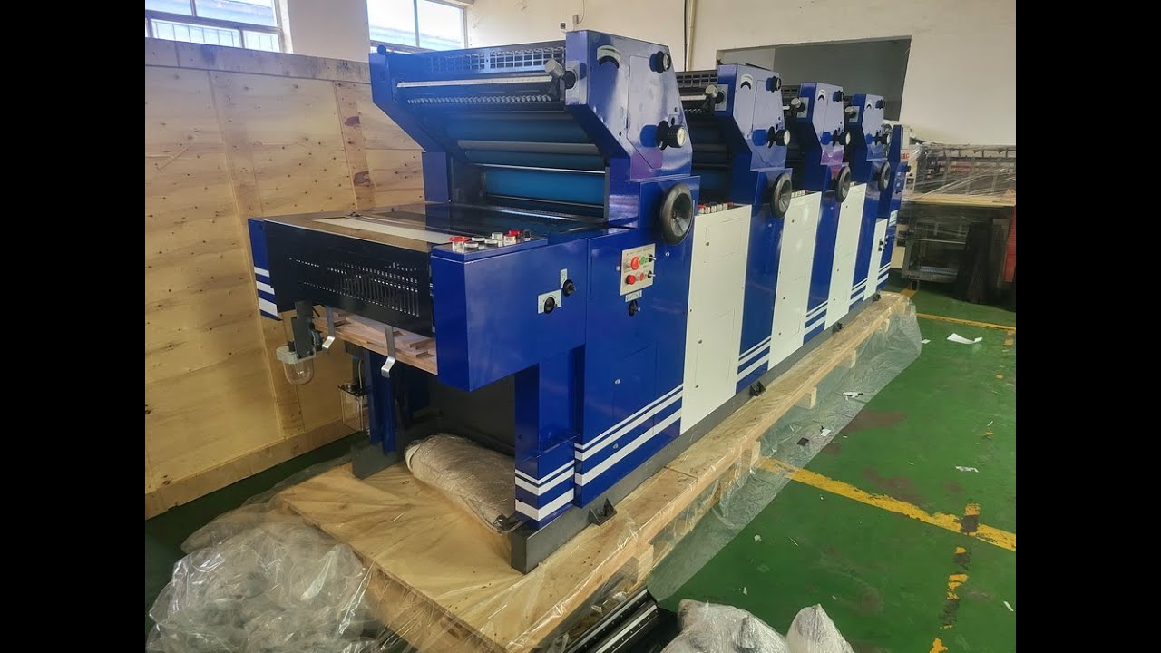 4 COLOURS OFFSET PRINTING MACHINE UNITS TYPE AUTO MODEL WITH TOUCH SCREEN 620X450MM SIZE ZR462II