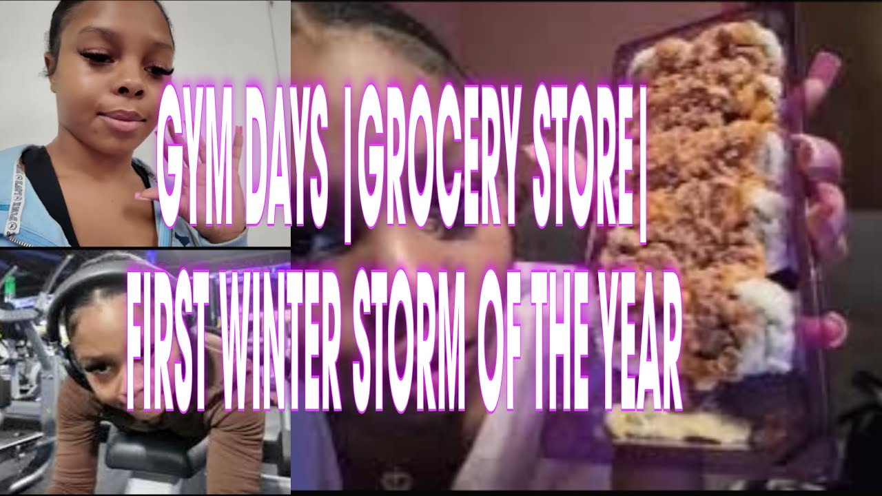 First Winter Storm Vlog: Gym Motivation + Grocery Shopping Before the Shelves Empty!