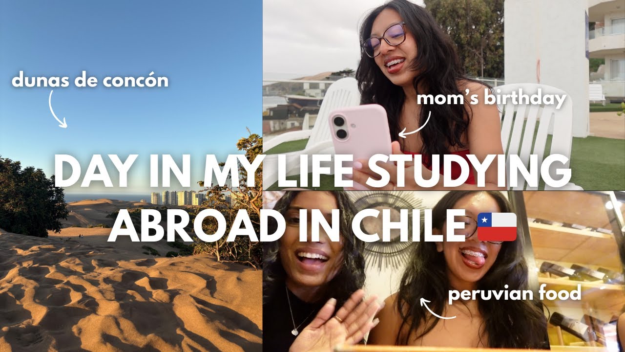 DIML studying abroad: sand boarding, fair 🛍️, peruvian food, away for mom's birthday 🇨🇱