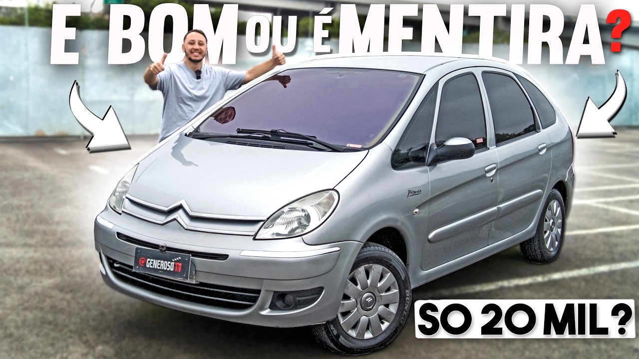 BARATO AT&Eacute; 24 MIL? NINGU&Eacute;M QUER MAS GANHA de TODOS na FAIXA DE PRE&Ccedil;O😱 Citroen Xsara Picasso
