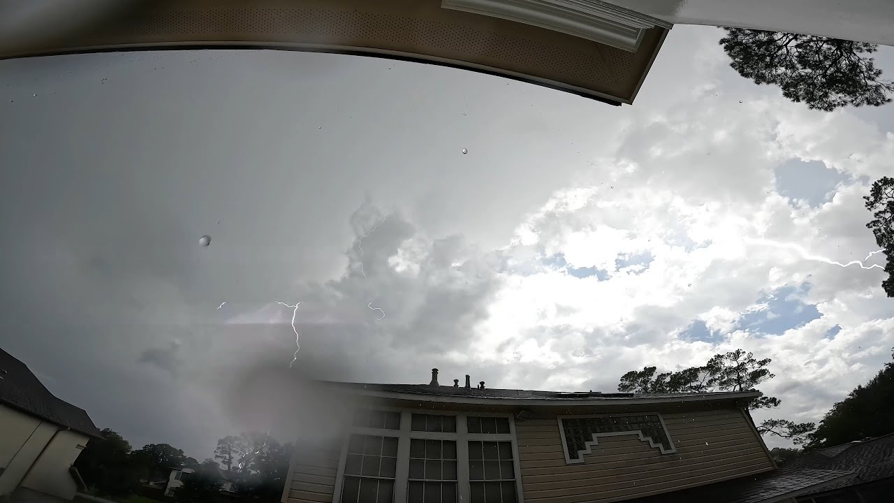 ⚡⛈ Thunderstorm ⛈⚡ Houston, TX 🌎 8/20/2022 📅