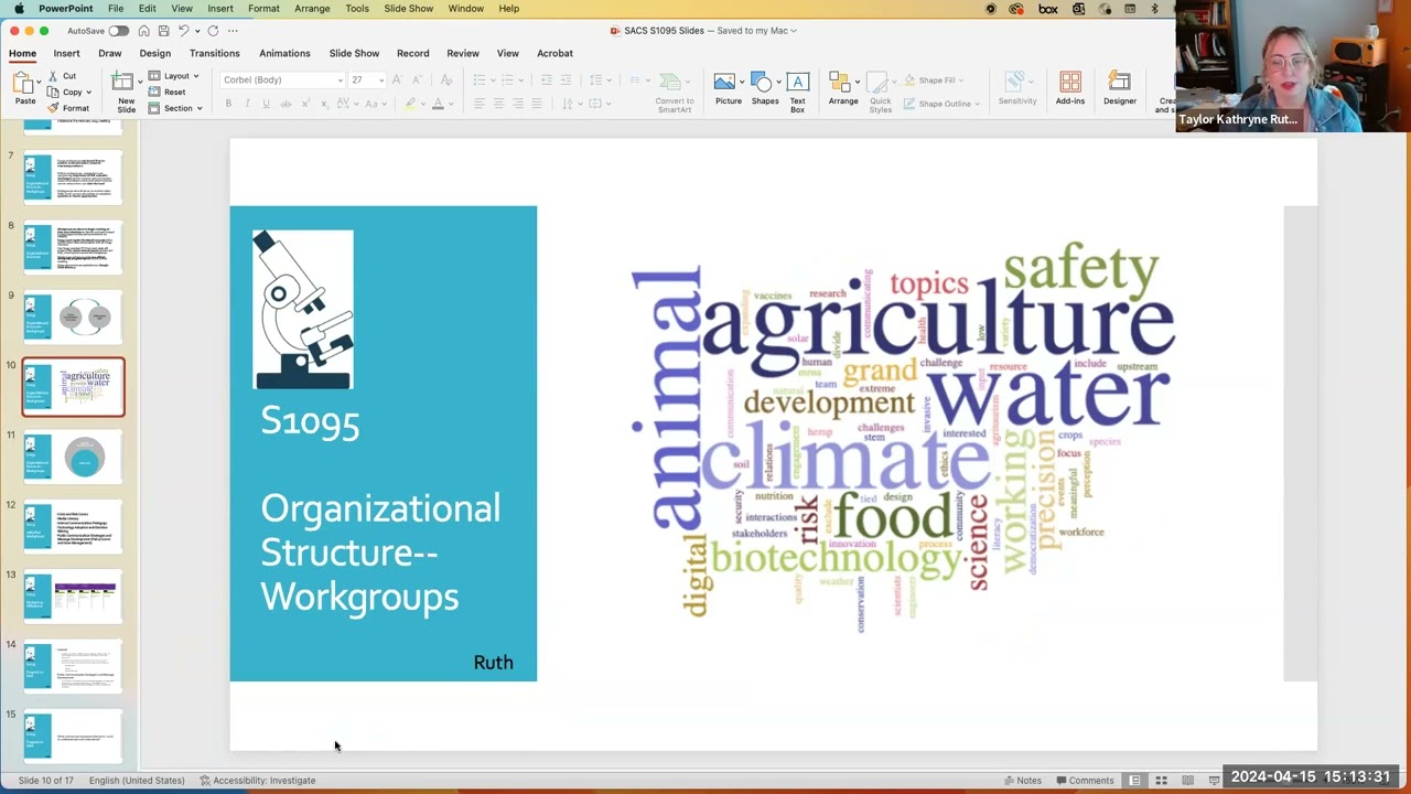 Science Communication in Agriculture, Food, and Natural Resources_SACS April 2024