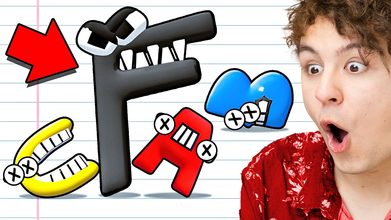 DIESER GEGNER ist viel zu STARK?! - Alphabet Lore Run