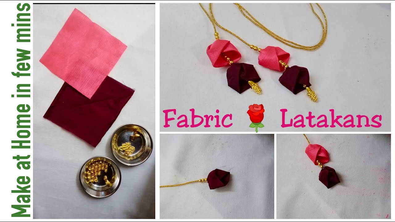 How to Make Fabric 🌹 Latakans I Making of Sooo Cute & Beautiful Latakans Very Easily I MCBMcb