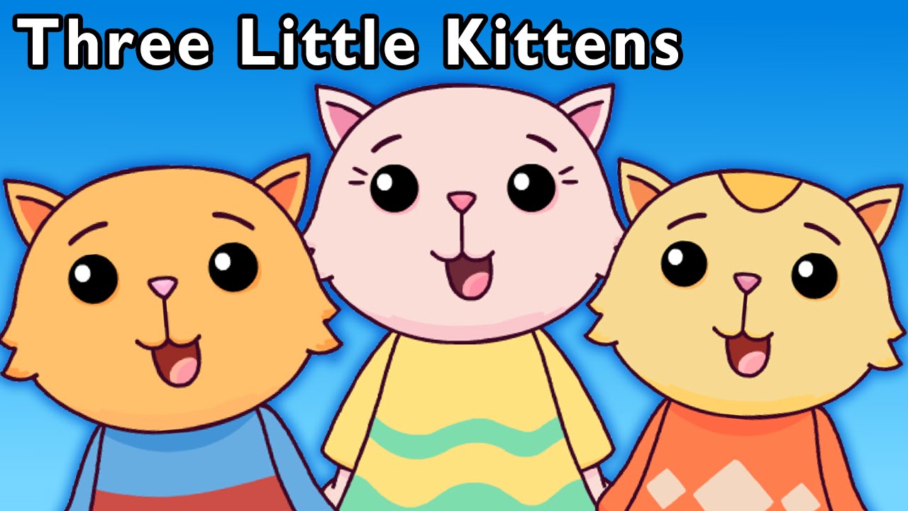 Cute Cat Video | Three Little Kittens and More | Mother Goose Club Songs for Children