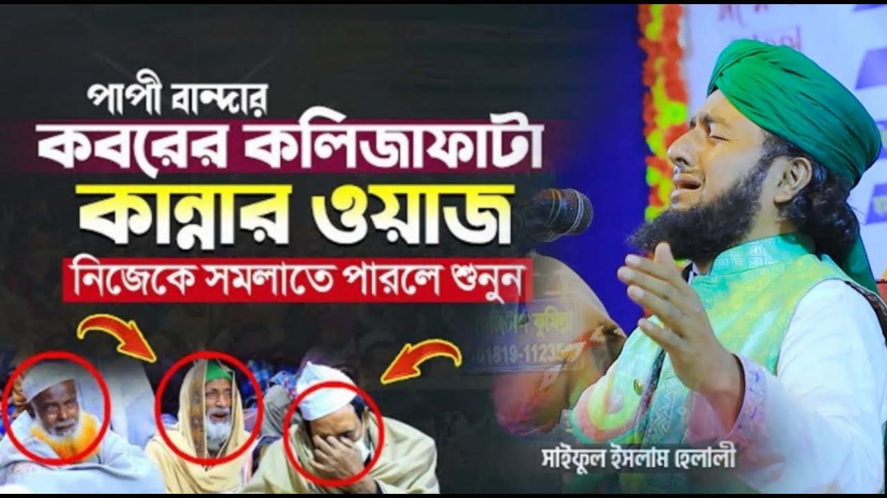 কবরে পাপী বান্দার কবরের আজাব ❗ মাওলানা সাইফুল ইসলাম হেলালী।