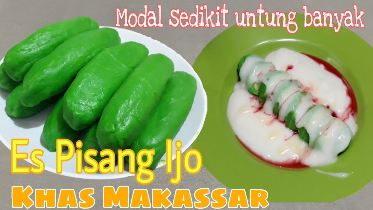 Pisang Ijo Khas Makassar | Cara membuat | Takjil Rhamadan