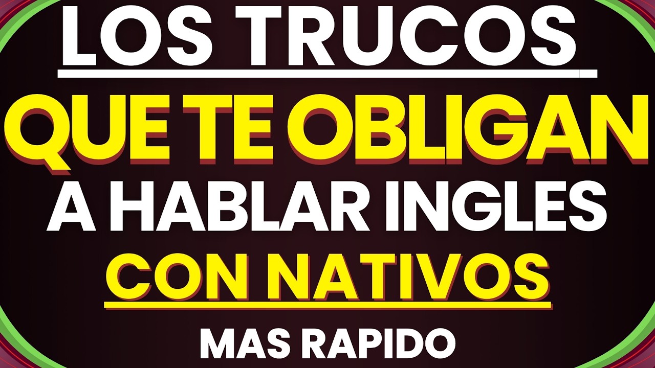 LAS FRASES QUE NECESITAS PARA COMUNICARTE EN INGLES COMO UN NATIVO | APRENDER INGLES MAS RÁPIDO 