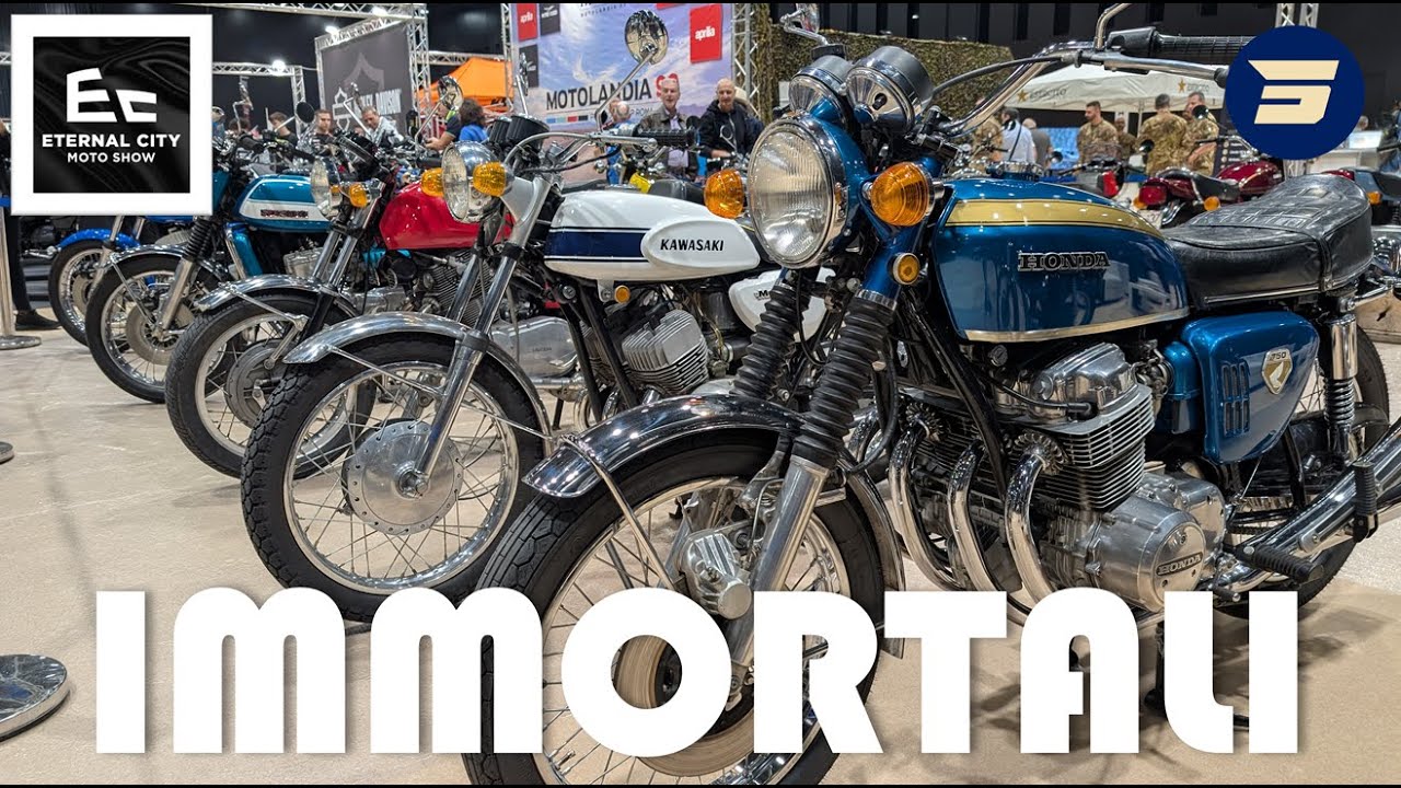 Splendide milfone anni '70/80 all'Eternal City Moto Show 2025 di Roma