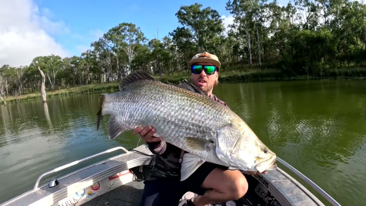 Lake Monduran Barramundi fishing! Weekend trip with the lads - big barra and many laughs!