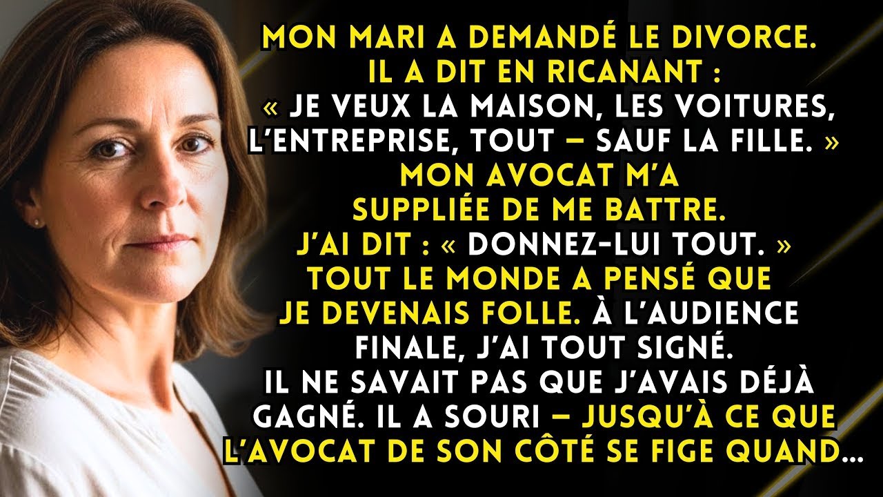 Au divorce, mon mari a tout pris — mais il ne se doutait pas de ce qu’il emportait vraiment, alors…
