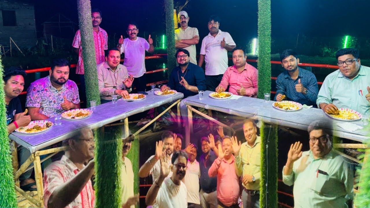 দুই ব্যাংকের সব স্যারদের কে নিয়ে আমার এই রান্না ঘরে খাসির মাংস দিয়ে জমিয়ে খাওয়া দাওয়া করলাম॥