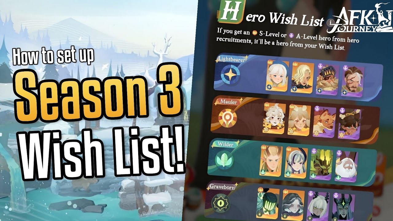 BEST Wish List Setup in Chains of Eternity! - AFK Journey