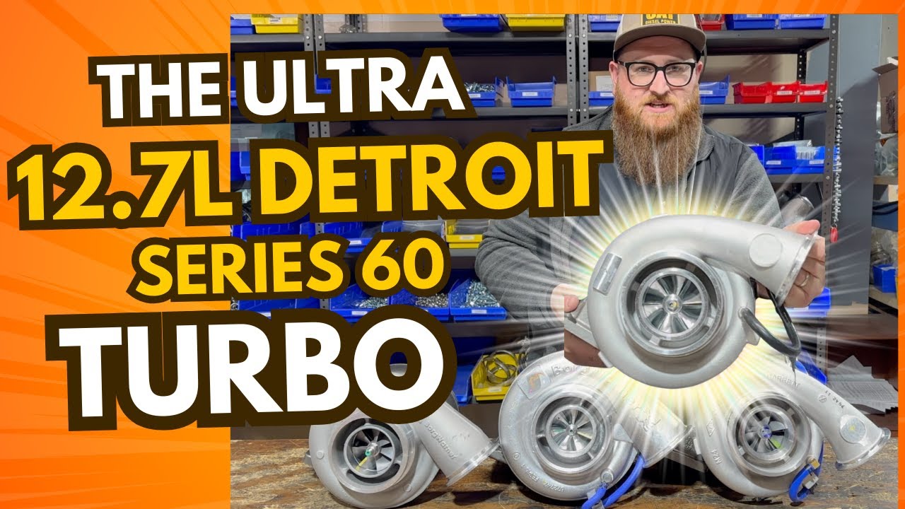 ЛУЧШИЙ турбонаддув для дизельного двигателя Detroit Series 60 объемом 12,7 л