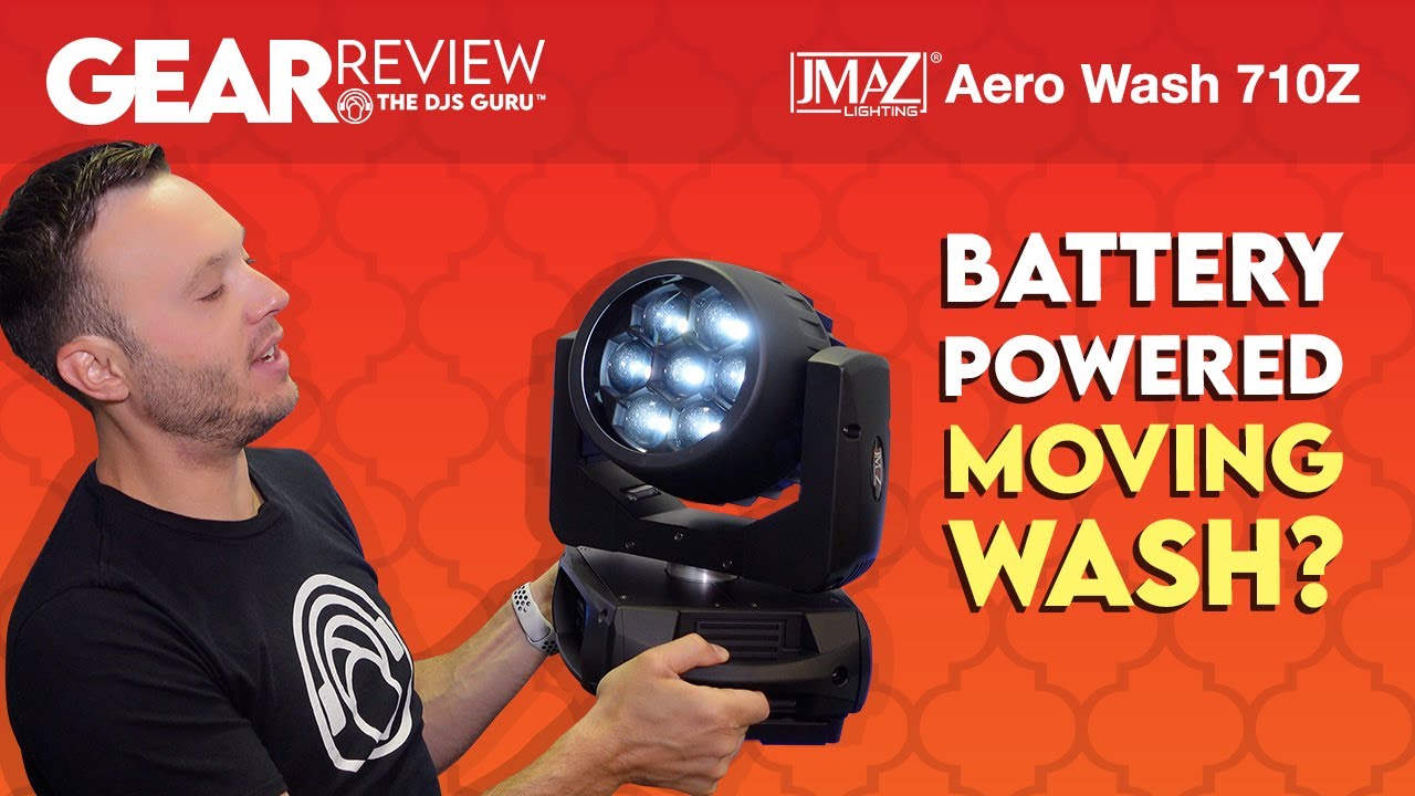 Jmaz Lighting Aero Wash 710Z &mdash; аккумуляторный мобильный прожектор | Подробный обзор и демонстрация