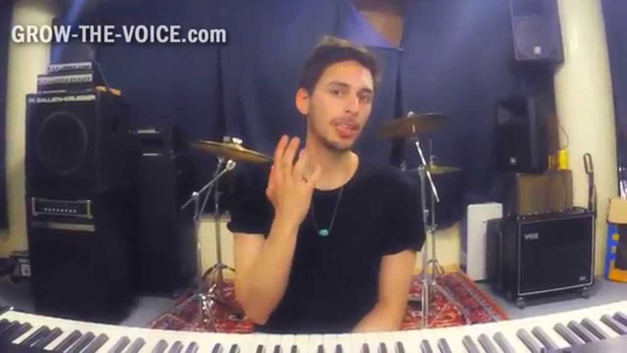 How to sing in Mixed Voice - chest voice without strain - GROW-THE-VOICE.com