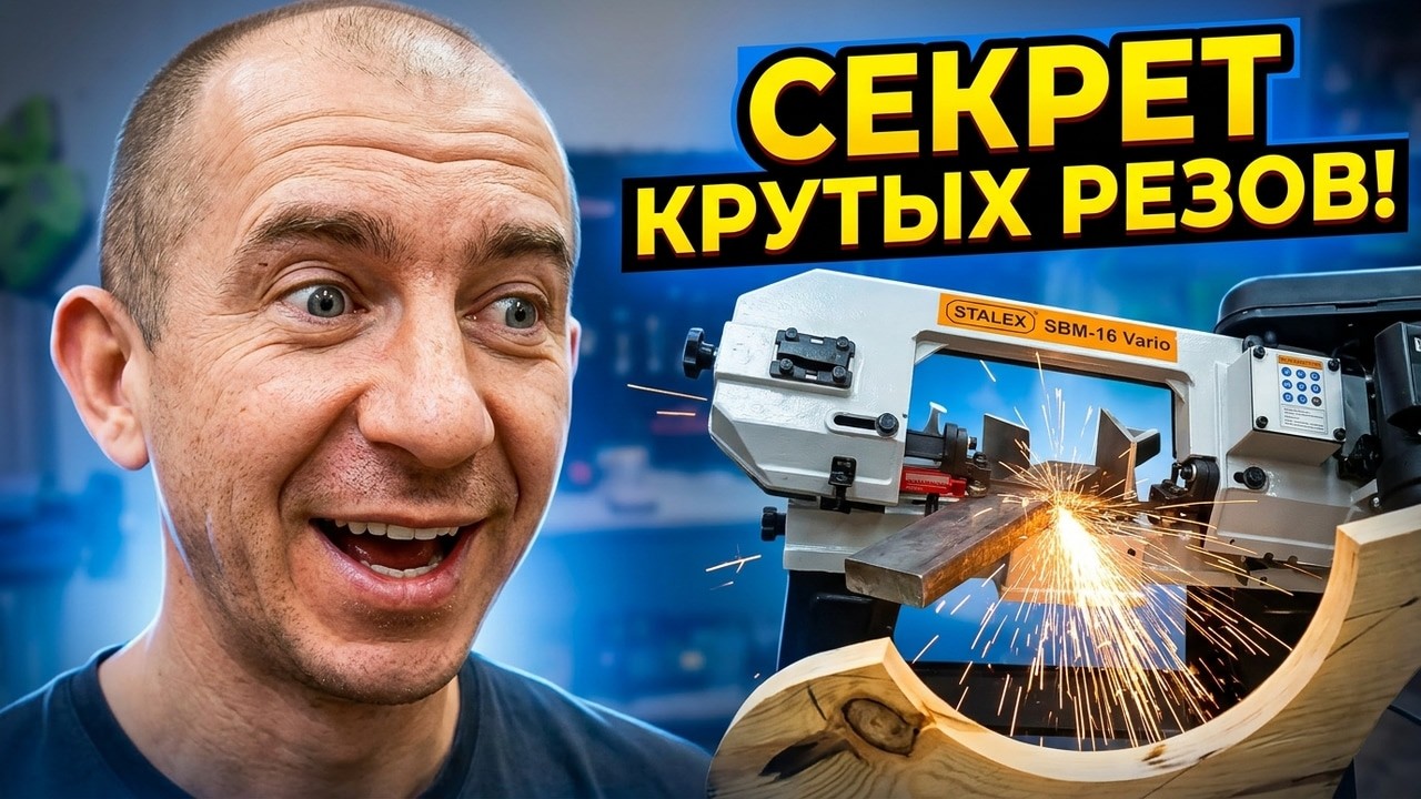 Болгарка Больше НЕ НУЖНА! Ленточнопильный станок  STALEX
