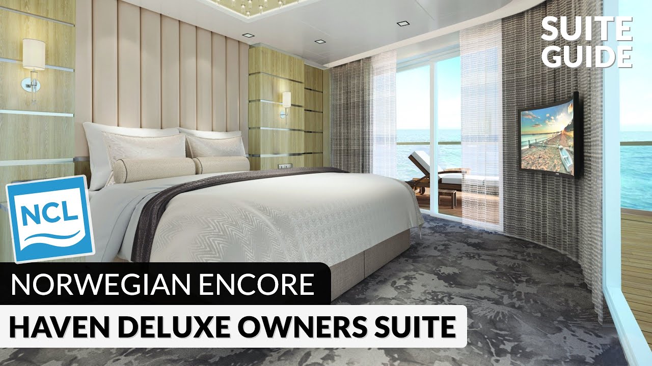 Norwegian Encore | Haven Deluxe Owner's Suite with Large Balcony Tour & Review | 4K
