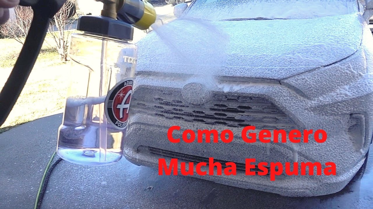Como Hago para Generar Mucha Espuma?
