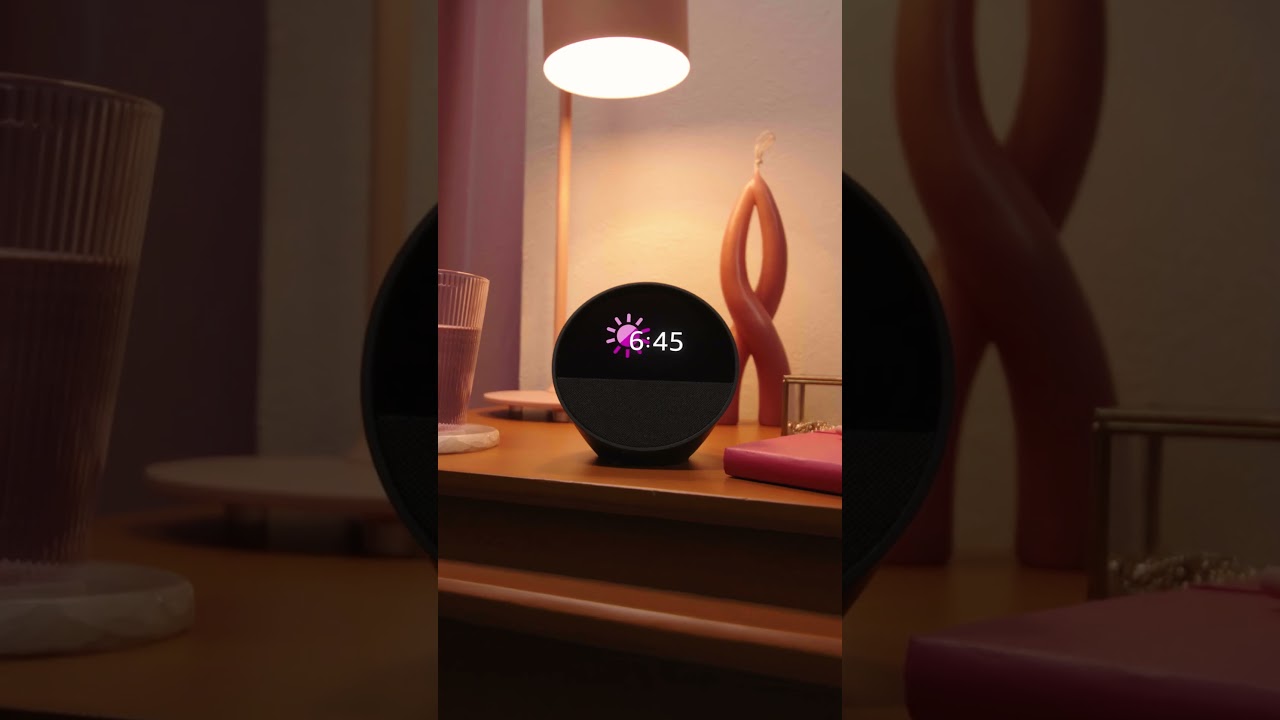 The new Echo Spot is here! Color me impressed.