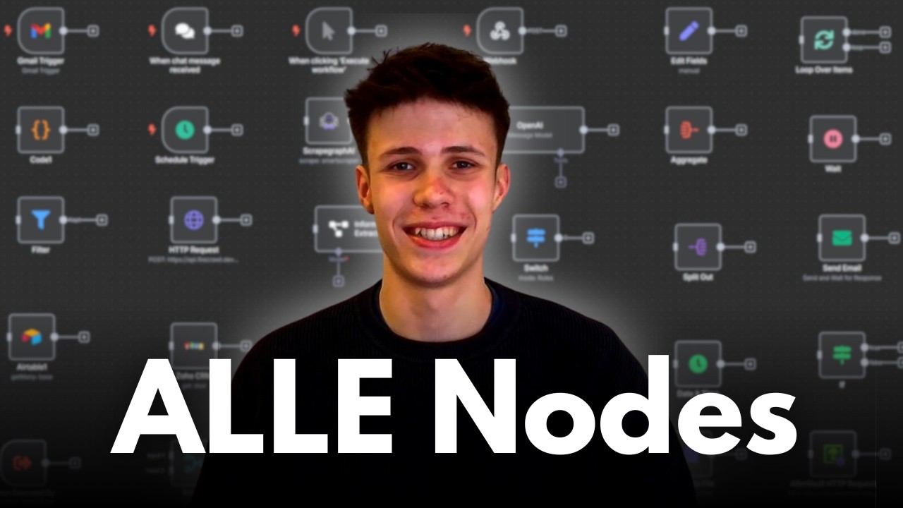 ALLE N8N Nodes erklärt - Welche brauchst du wirklich?