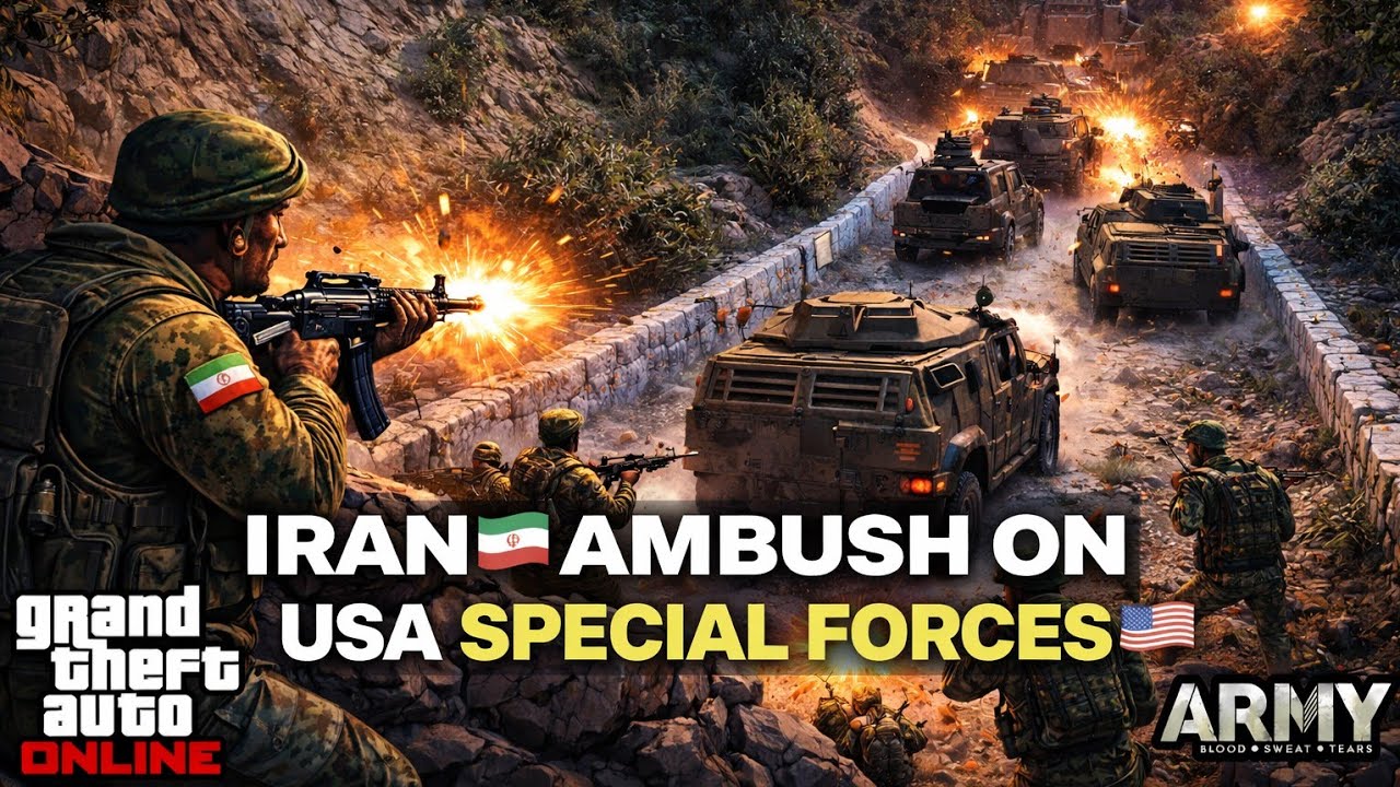 *NEW* GTA RP | Usa Special Forces Gets Pinned Down By Iran Fighters (BEST CONSOLE RP) PS5 